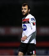 20 November 2020; Stefan Colovic of Dundalk during the Extra.ie FAI Cup Quarter-Final match between Bohemians and Dundalk at Dalymount Park in Dublin. Photo by Ben McShane/Sportsfile