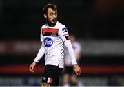 20 November 2020; Stefan Colovic of Dundalk during the Extra.ie FAI Cup Quarter-Final match between Bohemians and Dundalk at Dalymount Park in Dublin. Photo by Ben McShane/Sportsfile