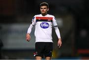 20 November 2020; Sean Gannon of Dundalk during the Extra.ie FAI Cup Quarter-Final match between Bohemians and Dundalk at Dalymount Park in Dublin. Photo by Ben McShane/Sportsfile