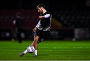 20 November 2020; Jordan Flores of Dundalk ahead of the Extra.ie FAI Cup Quarter-Final match between Bohemians and Dundalk at Dalymount Park in Dublin. Photo by Ben McShane/Sportsfile