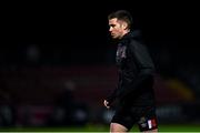 20 November 2020; Patrick McEleney of Dundalk ahead of the Extra.ie FAI Cup Quarter-Final match between Bohemians and Dundalk at Dalymount Park in Dublin. Photo by Ben McShane/Sportsfile