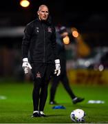 20 November 2020; Gary Rogers of Dundalk ahead of the Extra.ie FAI Cup Quarter-Final match between Bohemians and Dundalk at Dalymount Park in Dublin. Photo by Ben McShane/Sportsfile