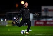 20 November 2020; Aaron McCarey of Dundalk ahead of the Extra.ie FAI Cup Quarter-Final match between Bohemians and Dundalk at Dalymount Park in Dublin. Photo by Ben McShane/Sportsfile