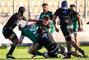 22 November 2020; Tom Farrell of Connacht is tackled by Renato Gianmarioli of Zebre during the Guinness PRO14 match between Zebre and Connacht at Stadio Lanfranchi in Parma, Italy. Photo by Roberto Bregani/Sportsfile