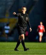 22 November 2020; Referee Maurice Deegan during the Munster GAA Football Senior Championship Final match between Cork and Tipperary at Páirc Uí Chaoimh in Cork. Photo by Ray McManus/Sportsfile