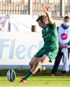 22 November 2020; Jack Carty of Connacht kicks a conversion during the Guinness PRO14 match between Zebre and Connacht at Stadio Lanfranchi in Parma, Italy. Photo by Roberto Bregani/Sportsfile