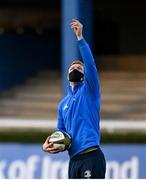 22 November 2020; Ciarán Frawley of Leinster checks the wind ahead of the Guinness PRO14 match between Leinster and Cardiff Blues at the RDS Arena in Dublin. Photo by Ramsey Cardy/Sportsfile