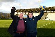 22 November 2020; Tipperary manager David Power with his Dad Michael after the Munster GAA Football Senior Championship Final match between Cork and Tipperary at Páirc Uí Chaoimh in Cork. Photo by Ray McManus/Sportsfile