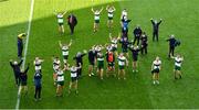 22 November 2020; Tipperary players celebrate as they watch captain Conor Sweeney lift the cup after the Munster GAA Football Senior Championship Final match between Cork and Tipperary at Páirc Uí Chaoimh in Cork. Photo by Daire Brennan/Sportsfile