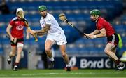 22 November 2020; David Slattery of Kildare in action against Michael Hughes of Down during the Christy Ring Cup Final match between Down and Kildare at Croke Park in Dublin. Photo by Piaras Ó Mídheach/Sportsfile