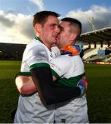 22 November 2020; Tipperary captain Conor Sweeney, left and Michael Quinlivan of Tipperary after the Munster GAA Football Senior Championship Final match between Cork and Tipperary at Páirc Uí Chaoimh in Cork. Photo by Ray McManus/Sportsfile