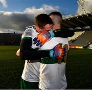 22 November 2020; Tipperary captain Conor Sweeney, left and Michael Quinlivan of Tipperary after the Munster GAA Football Senior Championship Final match between Cork and Tipperary at Páirc Uí Chaoimh in Cork. Photo by Ray McManus/Sportsfile
