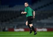 22 November 2020; Referee Chris Mooney during the Christy Ring Cup Final match between Down and Kildare at Croke Park in Dublin. Photo by Piaras Ó Mídheach/Sportsfile