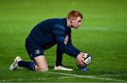 22 November 2020; Ciarán Frawley of Leinster ahead of the Guinness PRO14 match between Leinster and Cardiff Blues at the RDS Arena in Dublin. Photo by Ramsey Cardy/Sportsfile