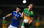 22 November 2020; Hugh McFadden of Donegal in action against James Smith of Cavan during the Ulster GAA Football Senior Championship Final match between Cavan and Donegal at Athletic Grounds in Armagh. Photo by David Fitzgerald/Sportsfile