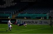 22 November 2020; Dave Kearney of Leinster dives over to score his side's first try during the Guinness PRO14 match between Leinster and Cardiff Blues at the RDS Arena in Dublin. Photo by Ramsey Cardy/Sportsfile