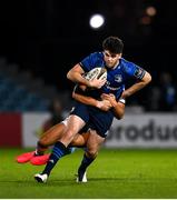 22 November 2020; Harry Byrne of Leinster is tackled by Ben Thomas of Cardiff Blues during the Guinness PRO14 match between Leinster and Cardiff Blues at the RDS Arena in Dublin. Photo by Ramsey Cardy/Sportsfile