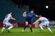 22 November 2020; Harry Byrne of Leinster is tackled by Ethan Lewis of Cardiff Blues during the Guinness PRO14 match between Leinster and Cardiff Blues at the RDS Arena in Dublin. Photo by Ramsey Cardy/Sportsfile