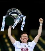 22 November 2020; Kildare captain Brian Byrne lifts the cup after the Christy Ring Cup Final match between Down and Kildare at Croke Park in Dublin. Photo by Piaras Ó Mídheach/Sportsfile