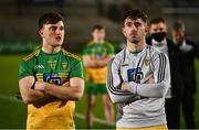 22 November 2020; Niall O'Donnell, left, and Paddy McBrearty of Donegal following the Ulster GAA Football Senior Championship Final match between Cavan and Donegal at Athletic Grounds in Armagh. Photo by David Fitzgerald/Sportsfile