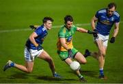 22 November 2020; Ryan McHugh of Donegal in action against Luke Fortune and Gearoid McKiernan of Cavan during the Ulster GAA Football Senior Championship Final match between Cavan and Donegal at Athletic Grounds in Armagh. Photo by Philip Fitzpatrick/Sportsfile