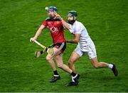 22 November 2020; Paul Sheehan of Down in action against Paul Divilly of Kildare during the Christy Ring Cup Final match between Down and Kildare at Croke Park in Dublin. Photo by Piaras Ó Mídheach/Sportsfile