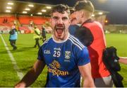 22 November 2020; Conor Smith of Cavan celebrates after winning the Ulster GAA Football Senior Championship Final match between Cavan and Donegal at Athletic Grounds in Armagh. Photo by Philip Fitzpatrick/Sportsfile