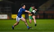 22 November 2020; Andrew McClean of Donegal in action against Killian Brady of Cavan during the Ulster GAA Football Senior Championship Final match between Cavan and Donegal at Athletic Grounds in Armagh. Photo by David Fitzgerald/Sportsfile