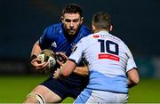 22 November 2020; Josh Murphy of Leinster in action against Jason Tovey of Cardiff Blues during the Guinness PRO14 match between Leinster and Cardiff Blues at RDS Arena in Dublin. Photo by Brendan Moran/Sportsfile