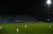 22 November 2020; Harry Byrne of Leinster kicks off the match during the Guinness PRO14 match between Leinster and Cardiff Blues at the RDS Arena in Dublin. Photo by Ramsey Cardy/Sportsfile