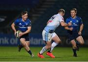 22 November 2020; Rowan Osborne, left, and Michael Silvester of Leinster during the Guinness PRO14 match between Leinster and Cardiff Blues at the RDS Arena in Dublin. Photo by Ramsey Cardy/Sportsfile