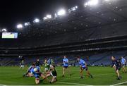 21 November 2020; Michael Fitzsimons of Dublin is tackled by Cathal Hickey of Meath during the Leinster GAA Football Senior Championship Final match between Dublin and Meath at Croke Park in Dublin. Photo by Ramsey Cardy/Sportsfile