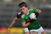 15 November 2020; Eoghan McLaughlin of Mayo during the Connacht GAA Football Senior Championship Final match between Galway and Mayo at Pearse Stadium in Galway. Photo by Ramsey Cardy/Sportsfile