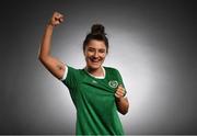 23 November 2020; Keeva Keenan poses for a portrait prior to a Republic of Ireland Women press conference at the Castleknock Hotel in Dublin. Photo by Stephen McCarthy/Sportsfile