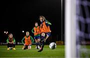 23 November 2020; Heather Payne takes a penalty during a Republic of Ireland Women training session at the FAI National Training Centre in Abbotstown, Dublin. Photo by Stephen McCarthy/Sportsfile