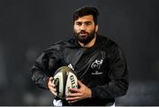 23 November 2020; Damian de Allende of Munster warms up ahead of the Guinness PRO14 match between Glasgow Warriors and Munster at Scotstoun Stadium in Glasgow, Scotland. Photo by Bill Murray/Sportsfile