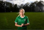 24 November 2020; Republic of Ireland's Denise O'Sullivan poses for a portrait ahead of her side's upcoming UEFA Women's EURO 2022 Qualifier match against Germany at Tallaght Stadium on Tuesday December 2nd. Photo by Stephen McCarthy/Sportsfile