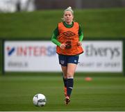 24 November 2020; Denise O'Sullivan during a Republic of Ireland Women training session at the FAI National Training Centre in Abbotstown, Dublin. Photo by Stephen McCarthy/Sportsfile