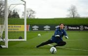 24 November 2020; Marie Hourihan during a Republic of Ireland Women training session at the FAI National Training Centre in Abbotstown, Dublin. Photo by Stephen McCarthy/Sportsfile