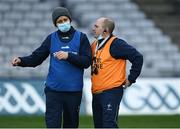 22 November 2020; Kildare manager David Herity, left, with his selector Declan O'Toole before the Christy Ring Cup Final match between Down and Kildare at Croke Park in Dublin. Photo by Piaras Ó Mídheach/Sportsfile