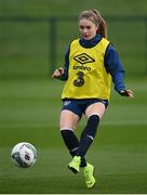 24 November 2020; Izzy Atkinson during a Republic of Ireland Women training session at the FAI National Training Centre in Abbotstown, Dublin. Photo by Stephen McCarthy/Sportsfile