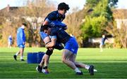 25 November 2020; Alex Soroka, left, and Andrew Smith during Leinster Rugby squad training at UCD in Dublin. Photo by Ramsey Cardy/Sportsfile