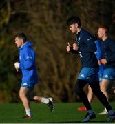 25 November 2020; Luke McGrath, left, and Harry Byrne during Leinster Rugby squad training at UCD in Dublin. Photo by Ramsey Cardy/Sportsfile