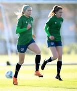 25 November 2020; Denise O'Sullivan during a Republic of Ireland Women training session at the FAI National Training Centre in Abbotstown, Dublin. Photo by Stephen McCarthy/Sportsfile