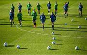 25 November 2020; Players during a Republic of Ireland Women training session at the FAI National Training Centre in Abbotstown, Dublin. Photo by Stephen McCarthy/Sportsfile