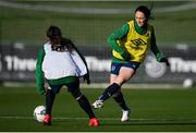 25 November 2020; Megan Campbell during a Republic of Ireland Women training session at the FAI National Training Centre in Abbotstown, Dublin. Photo by Stephen McCarthy/Sportsfile