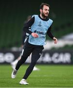 25 November 2020; Stefan Colovic during a Dundalk training session at Aviva Stadium in Dublin. Photo by Ben McShane/Sportsfile