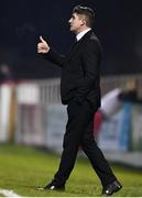 25 November 2020; Derry City manager Declan Devine during the Extra.ie FAI Cup Quarter-Final match between Sligo Rovers and Derry City at The Showgrounds in Sligo. Photo by Harry Murphy/Sportsfile
