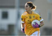 22 November 2020; Meabh McCurdy of Antrim during the TG4 All-Ireland Junior Ladies Football Championship Semi-Final match between Antrim and Wicklow at Donaghmore/Ashbourne GAA in Ashbourne, Meath. Photo by Sam Barnes/Sportsfile