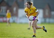 22 November 2020; Meabh McCurdy of Antrim during the TG4 All-Ireland Junior Ladies Football Championship Semi-Final match between Antrim and Wicklow at Donaghmore/Ashbourne GAA in Ashbourne, Meath. Photo by Sam Barnes/Sportsfile